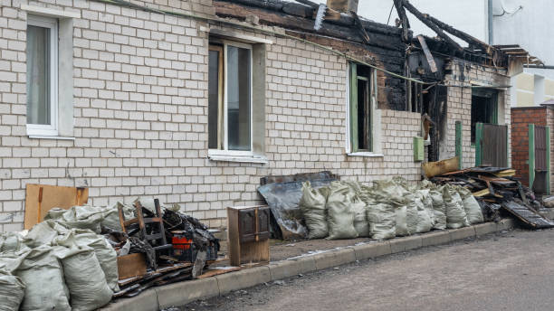 Professional Fire Damage Removal technician working in Mayer, AZ